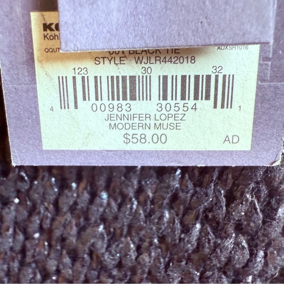 Jennifer Lopez Womens Sweater Medium Charcoal Knit New Fall Stretchy - Picture 3 of 5